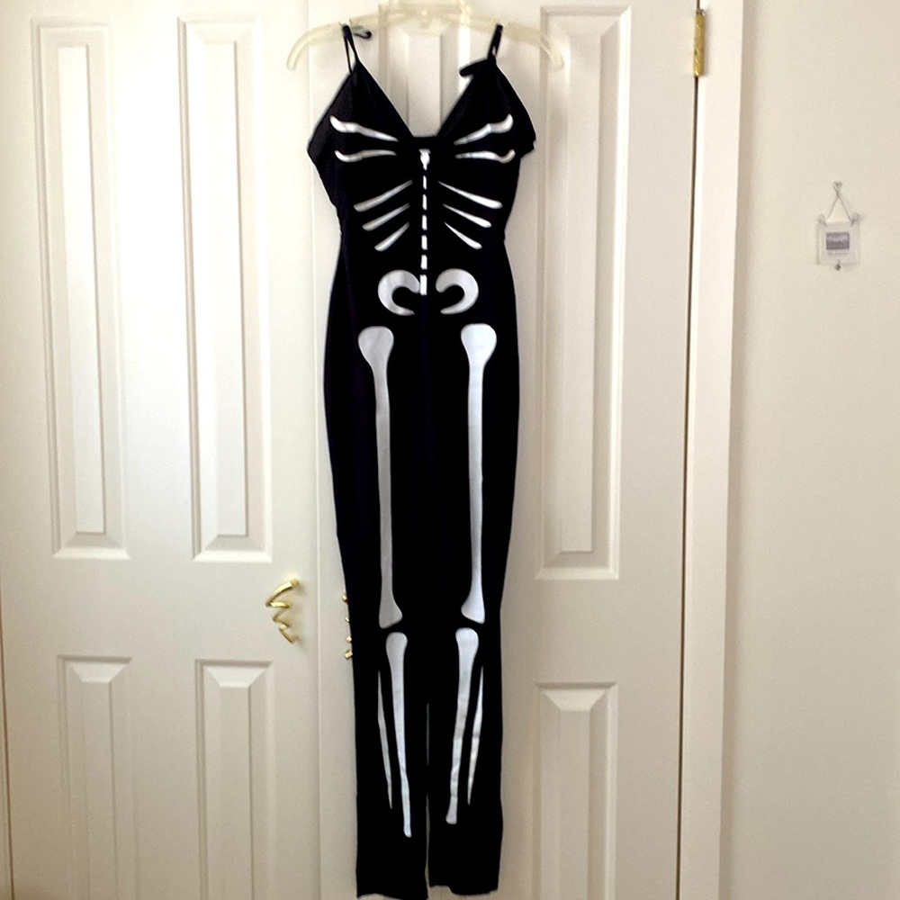 Black Skeleton Jumpsuit